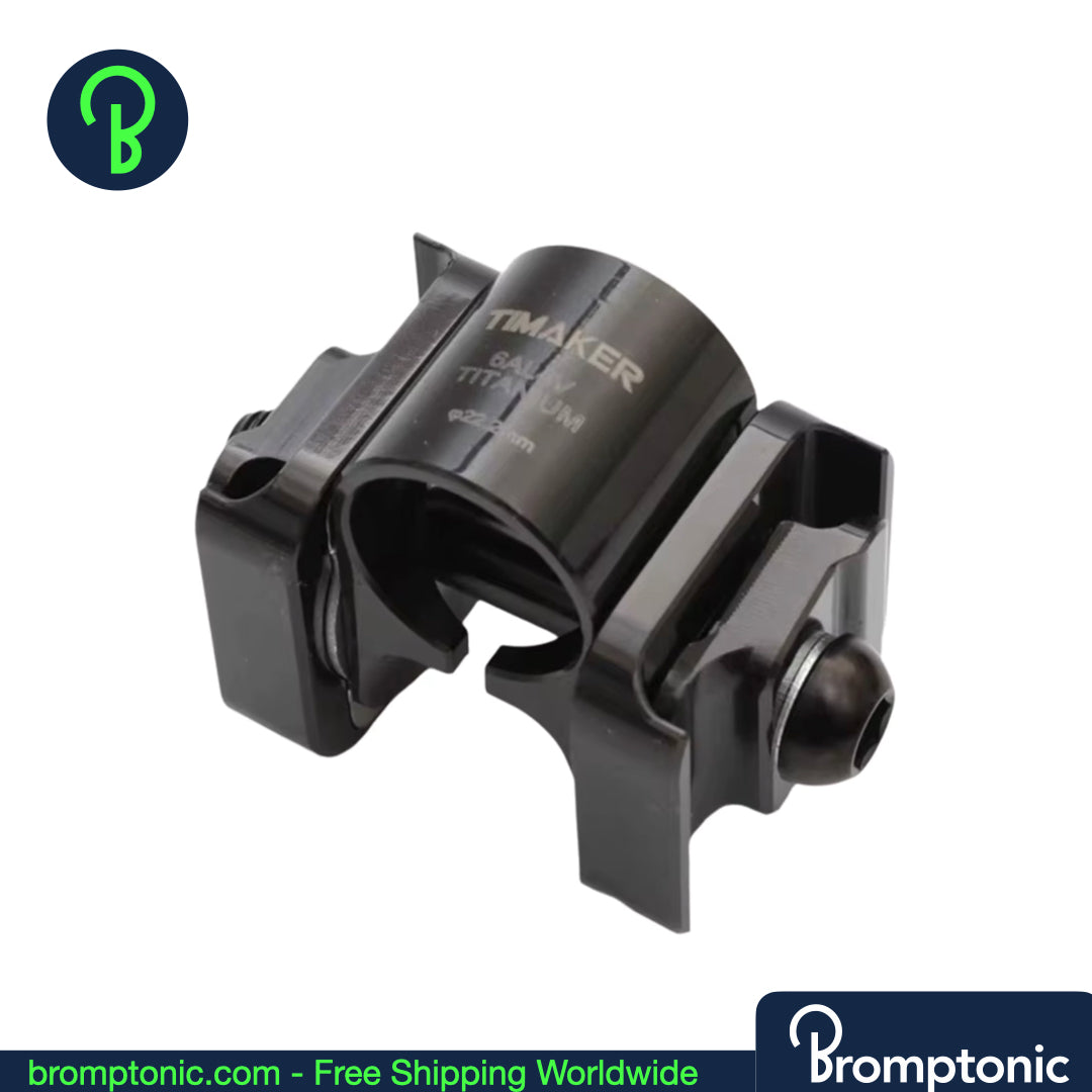 Morsetto per reggisella Brompton in titanio - Testa tonda 22,2 mm