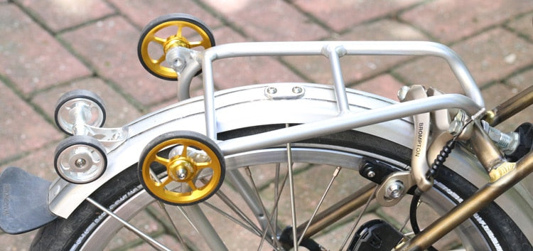 Portapacchi posteriore Brompton in alluminio tipo Q per bicicletta Brompton 138g