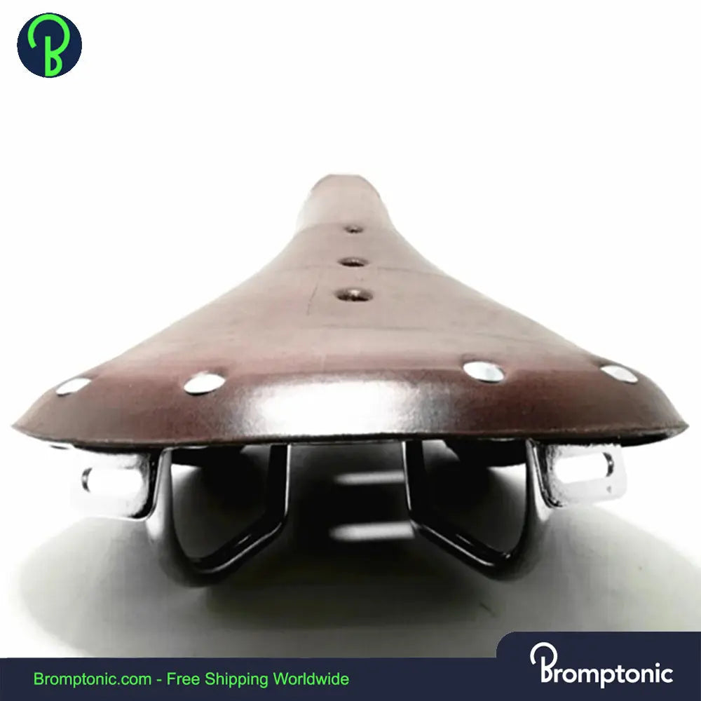 Vintage Retro Leather Seat For Brompton Bromptonic