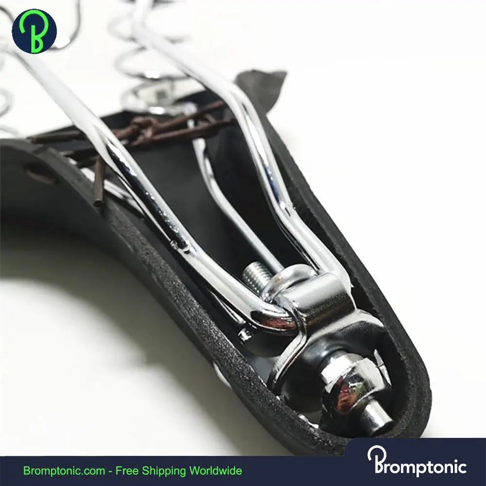 Vintage Retro Leather Seat For Brompton Bromptonic